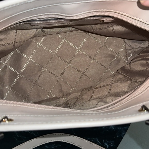 MICHAEL Michael Kors Handbag Winston Leather Zip Pocket Tote Soft Pink AUTHENTIC - Picture 9 of 12